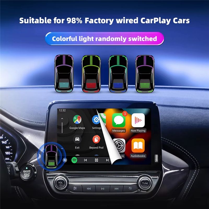 Wifi Smart Plug - Kabelloser Carplay-Adapter, Android Auto Smart AI