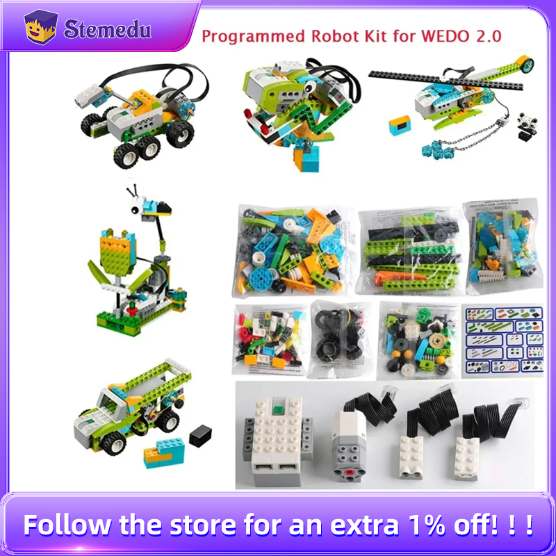 Electronics Project Kit - STEM We-do2.0 45300 Core-Programmierkit, kompatibel mit