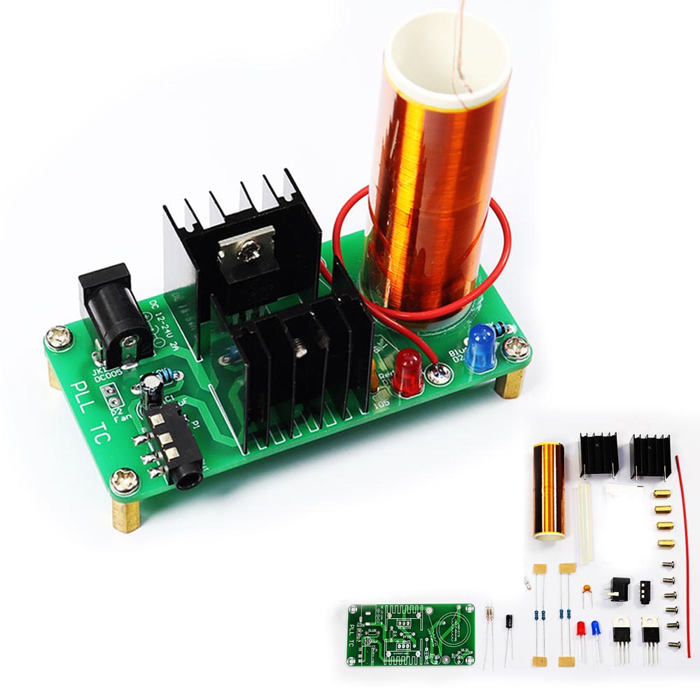 Electronics Project Kit - DIY Elektronischer Musikalischer Tesla-Spulen-Bausatz 18V 2A