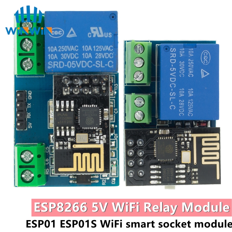 Esp8266 Relay Module - ESP8266 ESP-01 ESP-01S 5V WiFi Relais
