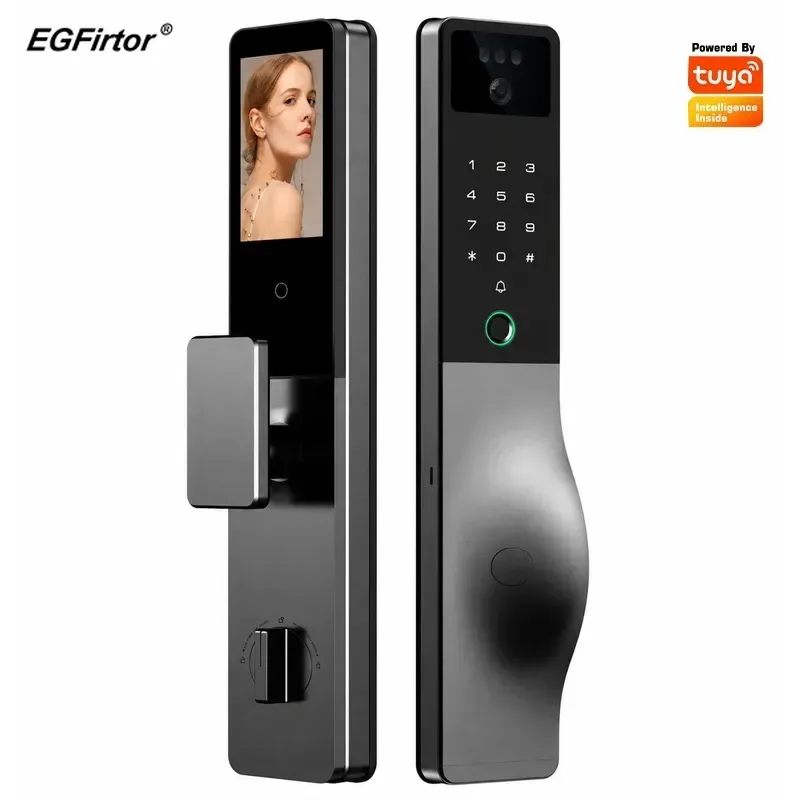 Smart Door Lock Wifi - Smart Lock Intercom Passwort Tuya Fernbedienung
