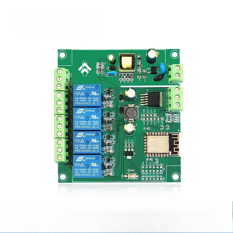 Esp8266 Relay Module - AC/DC-Relais-Board ESP8266 WLAN Vier-Wege-Relaismodul ESP-12F Entwicklungsboard