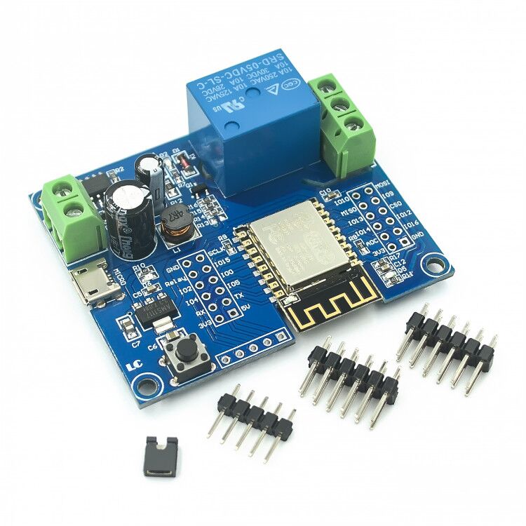 Esp8266 Relay Module - DC5-80V Netzteil ESP8266 WiFi Einkanal-Relaismodul ESP-12F