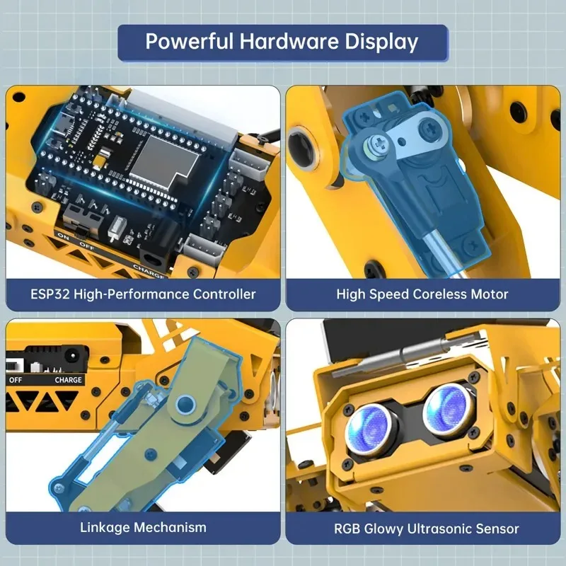 Sensor Kit Arduino - Hiwonder MechDog KI-Roboterhund ESP32 8DOF Kernloser