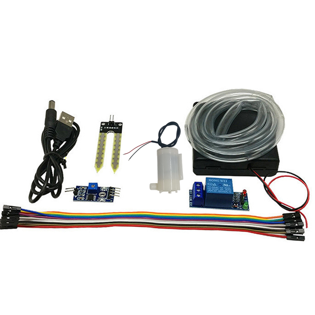 Sensor Kit Arduino - Automatisches Bewässerungs-Garten-Set Bodenfeuchtesensor Automatisches Bewässerungsmodul DIY-Kit