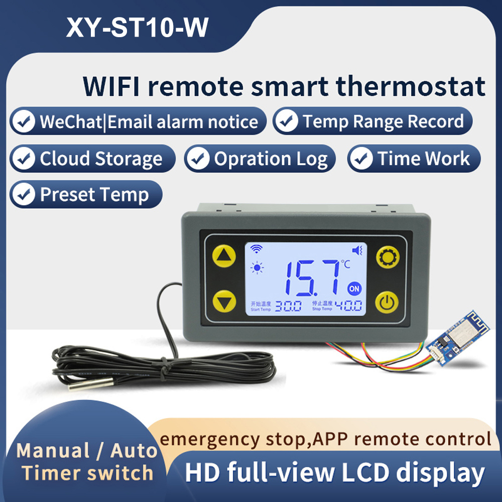 Wifi Thermostat - ST10-W/SA10-W/SA30-W/ST30-W DC6-30V/AC110-220V 10A/30A WIFI Thermostat Temperatur