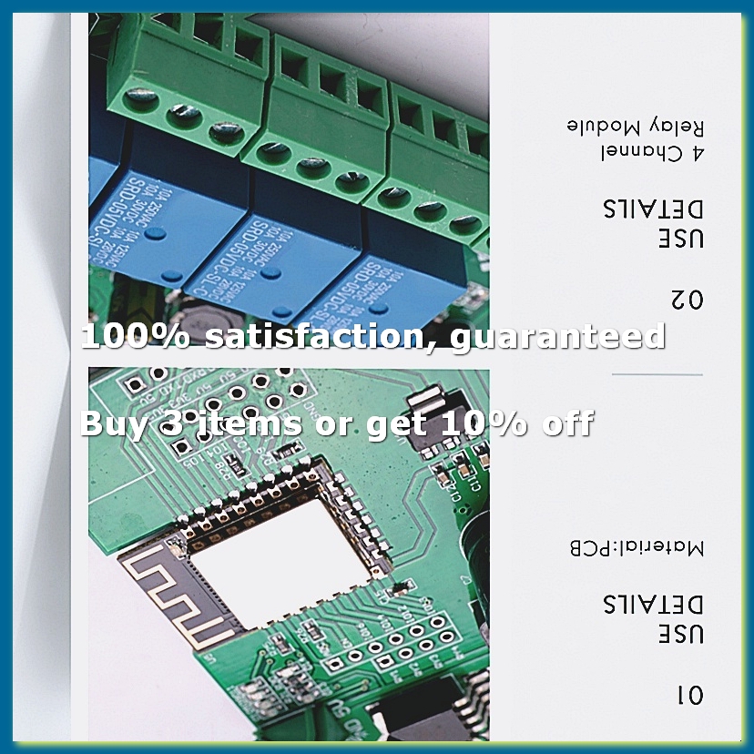 Esp8266 Relay Module - ESP8266 Drahtloses WLAN 4-Kanal-Relaismodul ESP-12F WLAN-Entwicklungsboard