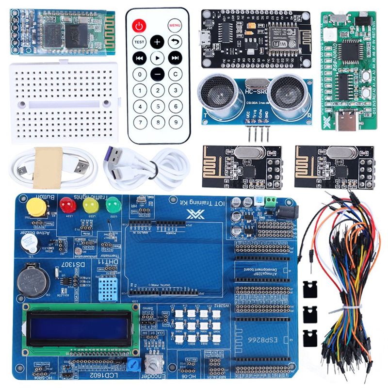 Iot Kit Beginner - M07K-Professionelles IOT-Starter-Kit für Arduino-Programmierung, Automatisierungs-Elektronik-Projekt-Kits für