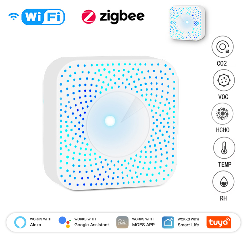 Wifi Thermostat - Tuya ZigBee/WiFi Luftqualitätsdetektor PM2.5 Formaldehyd VOC