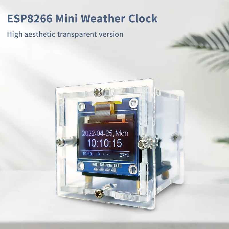 ESP8266 Mini-Wetteruhr-Bausatz – Electronics Project Kit Bewertung und Preis