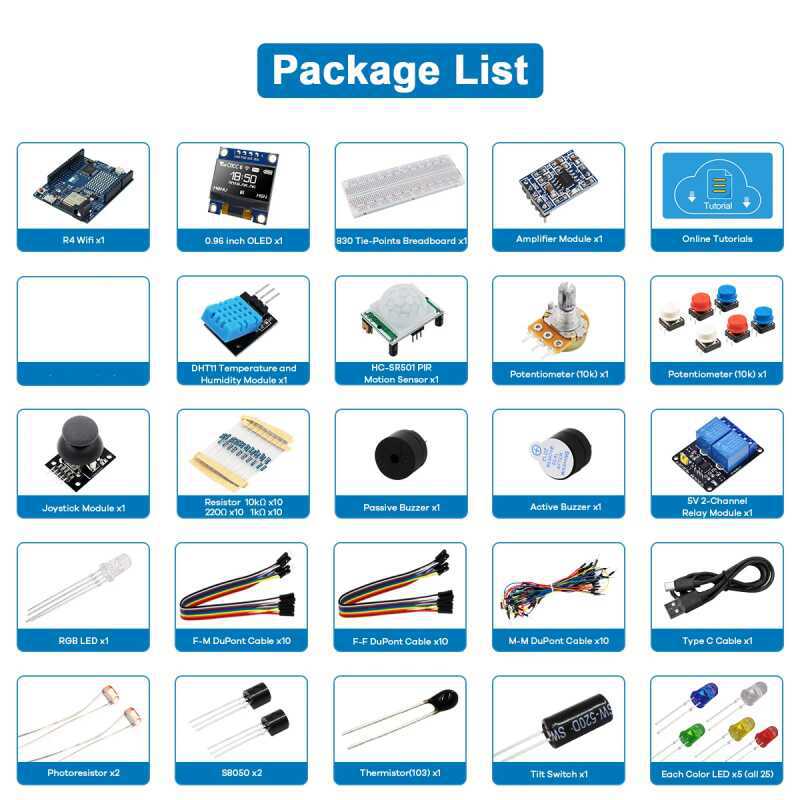 UNO R4 WiFi-kompatibles Entwic – Electronics Project Kit Bewertung und Preis