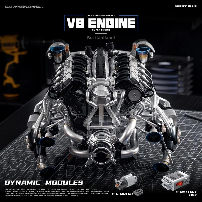 V8-Motor-Bausatz für Erwachsen – Stem Robotics Kit Bewertung und Preis