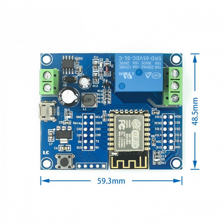 DC5-80V Netzteil ESP8266 WiFi  – Esp8266 Relay Module Bewertung und Preis