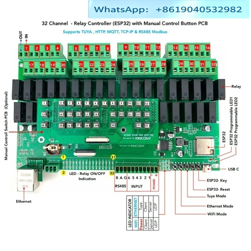 Kinconi KC868-H32B Professione – Esp32 Smart Home Kit Bewertung und Preis