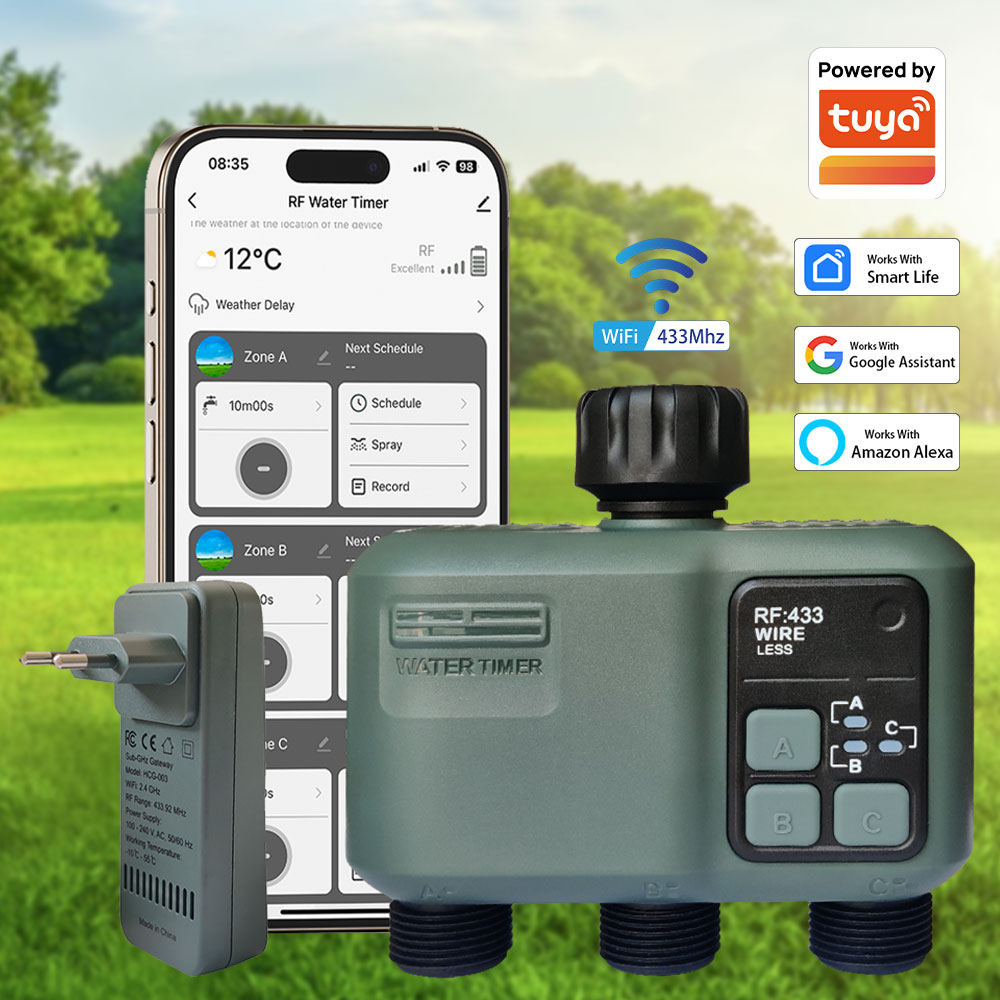 Tuya Wifi+RF433 3-Wege-Wassert – Wifi Smart Plug Bewertung und Preis
