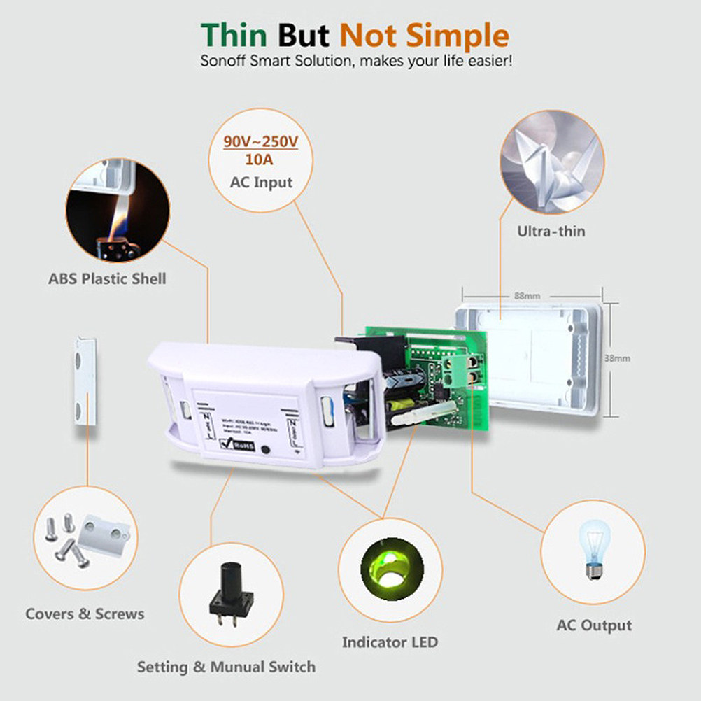 1 Stück WLAN-Smart-Schalter-St – Smart Light Switch Wifi Bewertung und Preis